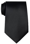 Black Coloured Polyester Tie