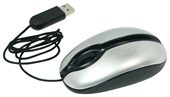 Black Silver Optical Mouse