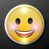 Blinking Smiley Emoji Pin