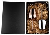 Bottega Stainless Steel Wine Glass Gift Set