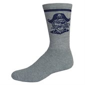 Breathable Cotton Crew Super Soft Socks With Knit In Logo