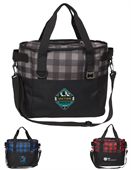Brittany Two Tone Plaid Cooler Bag