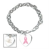 Cancer Ribbon Awareness Bracelet