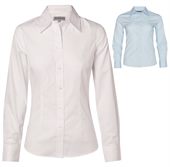 Carmen Ladies Self Stripe Long Sleeve Shirt