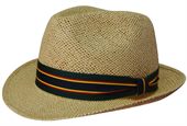 Promenades Fedora Straw Hat