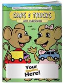 Cars & Trucks Theme Childrens Colouring Book
