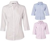 Cassidy Ladies CVC Oxford 3/4 Sleeve Shirt