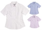 Cassidy Ladies CVC Oxford Short Sleeve Shirt