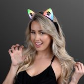Cat Ears With LED Multicolour Glow