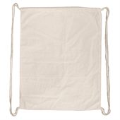 Bookmark Calico Drawstring Library Bag