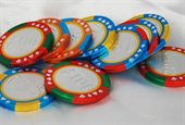 Foiled Casino Chip