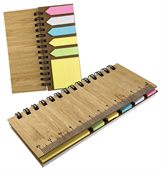 City Bamboo Sticky Note Pad