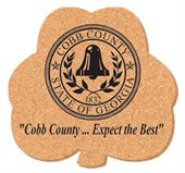 Clover Cork Coaster
