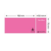Coloured 150x75mm Sticky Note Pad - 100 Sheet