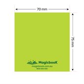 Coloured 70x75mm Sticky Note Pad - 25 Sheet