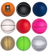 Colourful Basketball Stress Toy