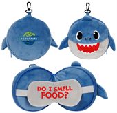 Comfort Pals Shark Shaped Pillow With Sleep Mask