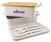 Como Dual-Compartment Lunch Box