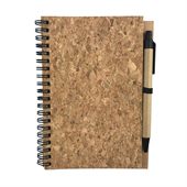 Coopers Cork Cover Note Book And Pen