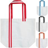 Two Tone Canvas Tote Bag