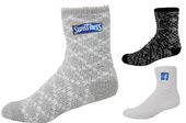 Crew Jacquard Weave Fuzzy Socks