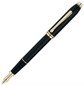 Cross Townsend Black Lacquer 23CT Gold Plated MFP