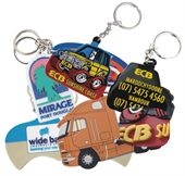 Custom Made Rubber Keyrings