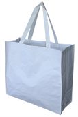 XLarge White Eco Shopper With PP Handles