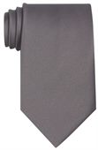 Dark Grey Coloured Silk Tie