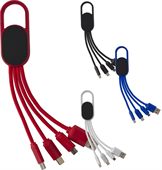 Dino 4 In 1 Hook Charging Cable Set