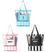 Double Layer Mesh Beach Tote Bag