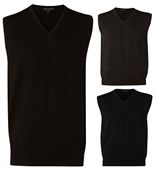 Dylan Mens V Neck Merino Wool V-Neck Vest