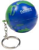 Earth Ball Anti Stress Key Chain