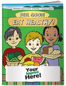 Eat Healthy Theme Childrens Colouring Book