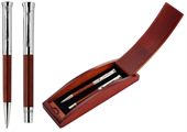 Rosewood Pen And Rollerball Set