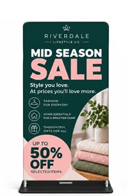 Fabric Tension Banner 850 x 1400mm