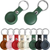Faux Leather AirTag Holder