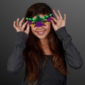 Flashing Mardi Gras LED Shades