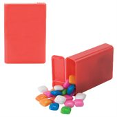 Flip Top Plastic Case Loaded With Chiclets Gum
