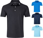 Foot Joy Stretch Pique Lisle Tonal Dot Print Polo Golf Shirt