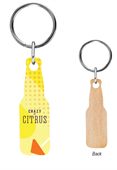 Wooden Full Colour Custom Shaped Keyring