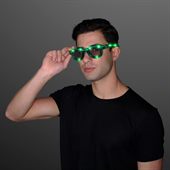 Funky Green LED Party Glasses