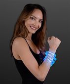 Galaxy Blue Glow LED Printed Bracelet
