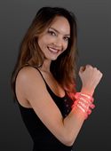 Galaxy Red Glow LED Printed Bracelet