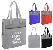 Ainsley Heathered Non Woven Tote Bag