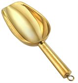 Gold Coloured Metal Ice Scoop