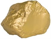 Gold Nugget Shaped Stress Reliever