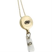 Gold Retractable ID Badge Holder