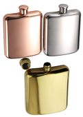 Gold Square Hip Flask