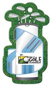 Golf Bag Shaped Plastic Luggage Tag